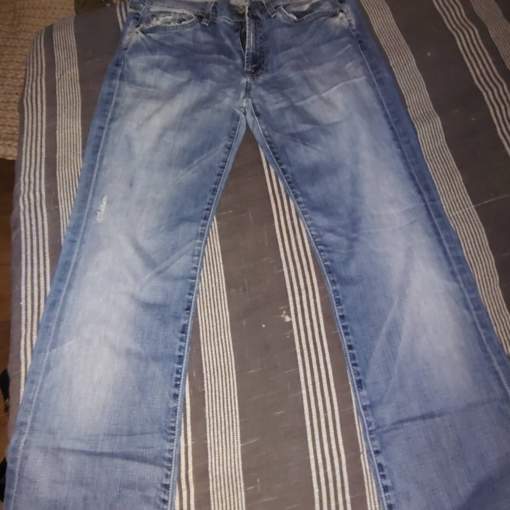 7 For All Mankind Light Blue Flare Jeans